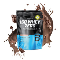 BioTechUSA Iso Whey Zero so zníženým obsahom laktózy srvátkový proteínový izolát, bez lepku a cukru, s fantastickými príchuťami. Jeho obsah bielkovín pomáha pri náraste svalovej hmoty.