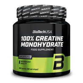 100% Creatine monohydrate - 300 g Bez príchute - BioTechUSA Slovakia