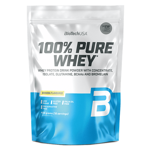100% Pure Whey - 454 g - BioTechUSA Slovakia