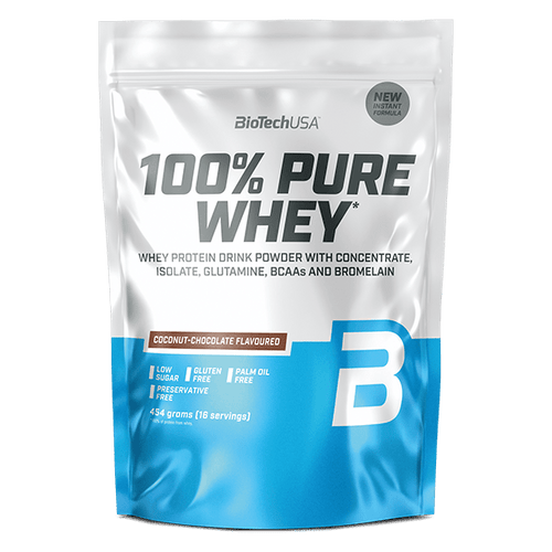 100% Pure Whey - 454 g - BioTechUSA Slovakia