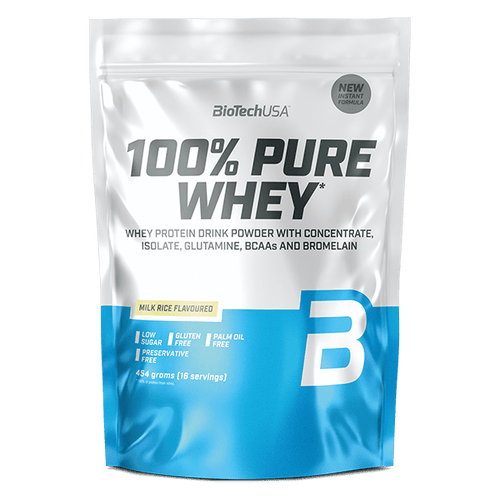 100% Pure Whey - 454 g - BioTechUSA Slovakia