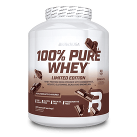 100% Pure Whey rich chocolate (limited) - 2270 g - BioTechUSA Slovakia