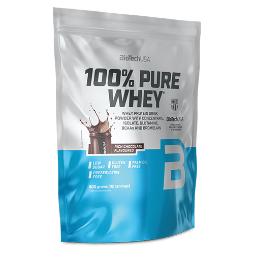 100% Pure Whey - 900 g - BioTechUSA Slovakia