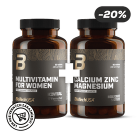 Multivitamin For Women + Calcium Zinc Magnesium from organic sources - BioTechUSA Slovakia