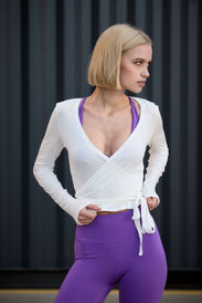 Dámsky top s dlhým rukávom SILKWRAP - BioTechUSA Slovakia