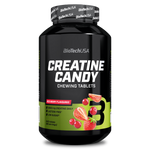 BioTechUSA Creatine Candy je chutná, ovocná žuvacia tableta, ktorá poskytuje 3 g kreatínu denne na podporu výkonu a výbušnosti. 