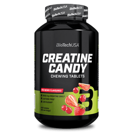Creatine Candy - 240 žuvacie tabletky - BioTechUSA Slovakia