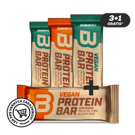 Vegan Protein Bar 3+1 - BioTechUSA Slovakia