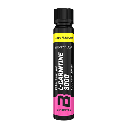 3000 mg l-carnitine ampule BioTech USA Ampoule 20 x 25 ml L Carnitine 3000 L