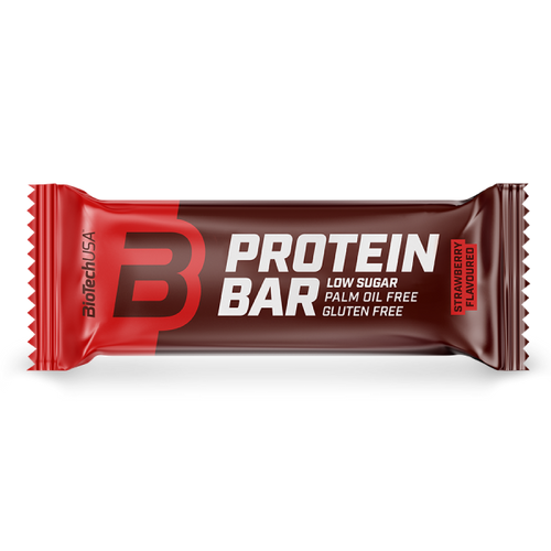 BioTechUSA Protein Bar proteínová tyčinka s vysokým obsahom bielkovín, so srvátkovým proteínom a kolagénom.