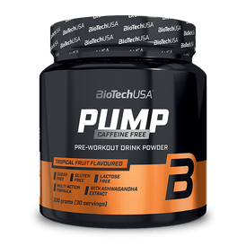 Nápoj v prášku Pump Caffeine Free - 330 g - BioTechUSA Slovakia