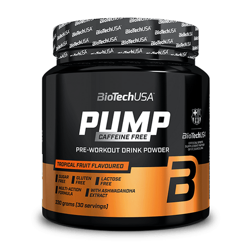 Nápoj v prášku Pump Caffeine Free - 330 g - BioTechUSA Slovakia