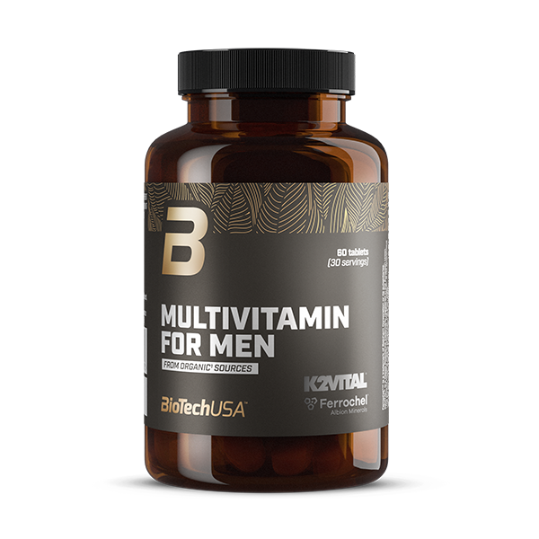 Multivitamin For Men from organic sources - 60 tabliet