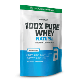 100% Pure Whey Natural - 454 g - BioTechUSA Slovakia