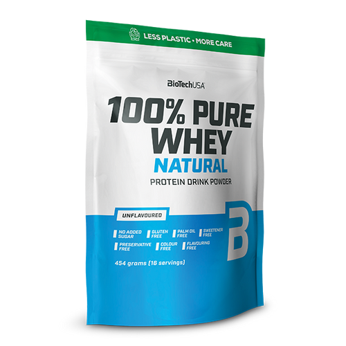 100% Pure Whey Natural proteínový nápoj v prášku – BioTechUSA