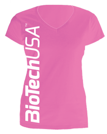 BioTech USA dámske tričko - ružové - BioTechUSA Slovakia